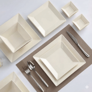 Elite Ivory stengods benvitt