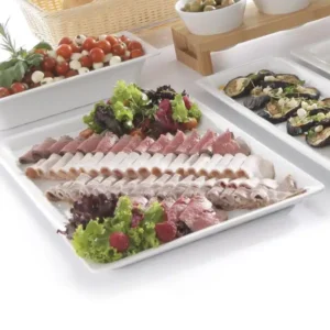 Porslinsfat Gastronorm 2/3 höjd 2,5 cm