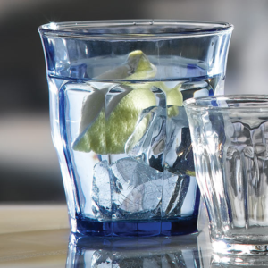 Färgade okrossbara plastglas Picardie