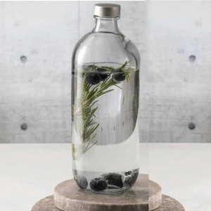 Iconic vattenflaska i glas